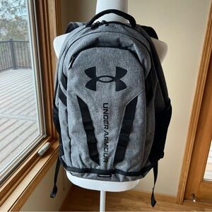 UNDER ARMOUR UA Hustle 5.0 Backpack Storm 29L Commuter Bag Laptop Unisex Gray